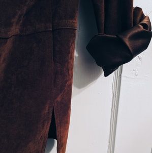 Vintage Style Faux Suede Jacket